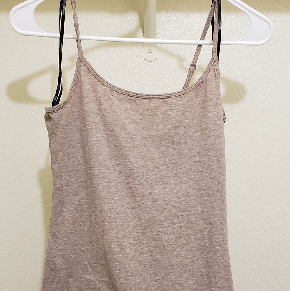 Tan spaghetti strap dress